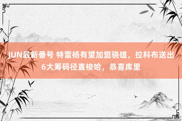 JUN最新番号 特雷杨有望加盟骁雄，拉科布送出6大筹码径直梭哈，恭喜库里