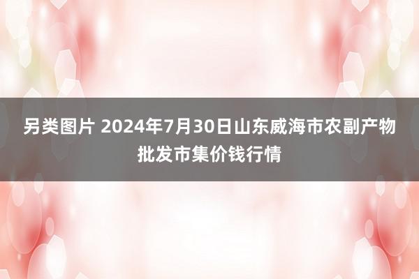 另类图片 2024年7月30日山东威海市农副产物批发市集价钱行情