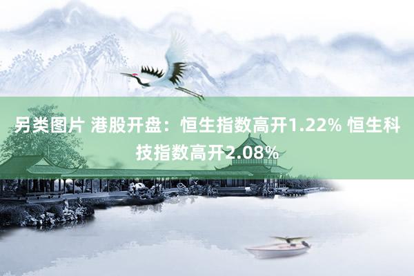 另类图片 港股开盘：恒生指数高开1.22% 恒生科技指数高开2.08%