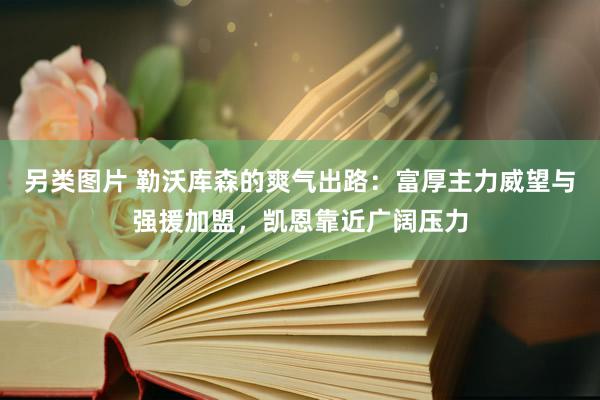 另类图片 勒沃库森的爽气出路：富厚主力威望与强援加盟，凯恩靠近广阔压力