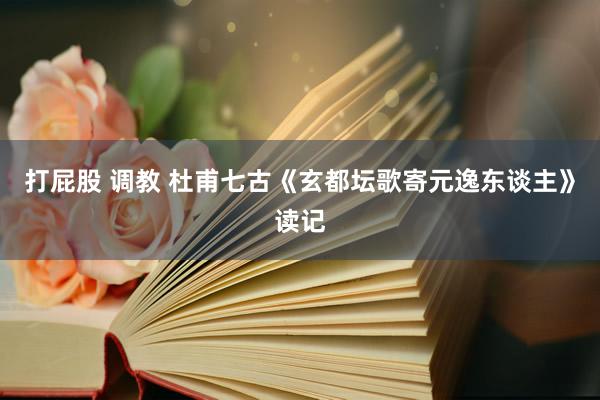 打屁股 调教 杜甫七古《玄都坛歌寄元逸东谈主》读记